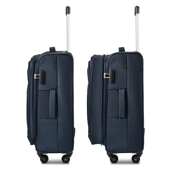 Wenger Beaumont 4 ruedas Carrito M 67 cm con pliegue de expansión