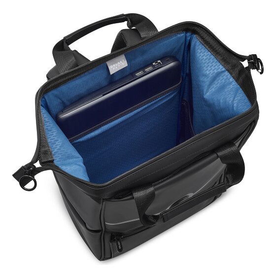 Delsey Paris Turenne Soft Mochila de día Protección RFID 39 cm Compartimento para el portátil