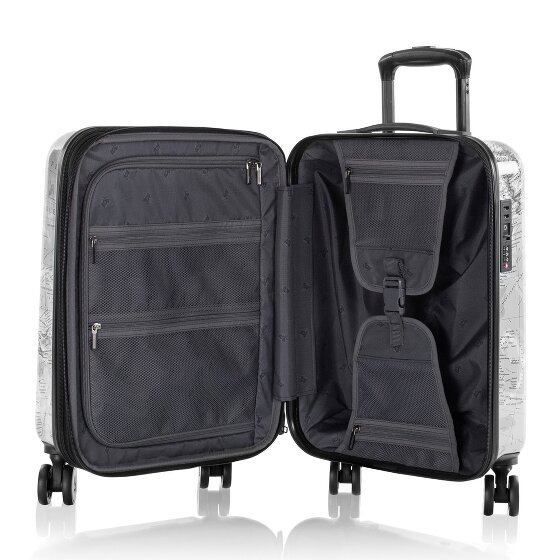 Heys Black Camo 4 ruedas Carro de la cabina S 53 cm con pliegue de expansión