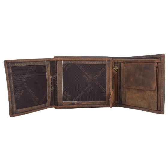 Greenland Nature Billetera Montenegro de cuero RFID 12 cm