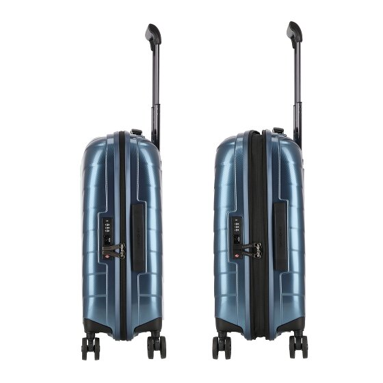Samsonite Attrix 4 ruedas Carro de la cabina 55 cm con pliegue de expansión