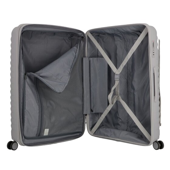 d&n Travel Line 4500 4 ruedas Carrito L 75 cm con pliegue de expansión