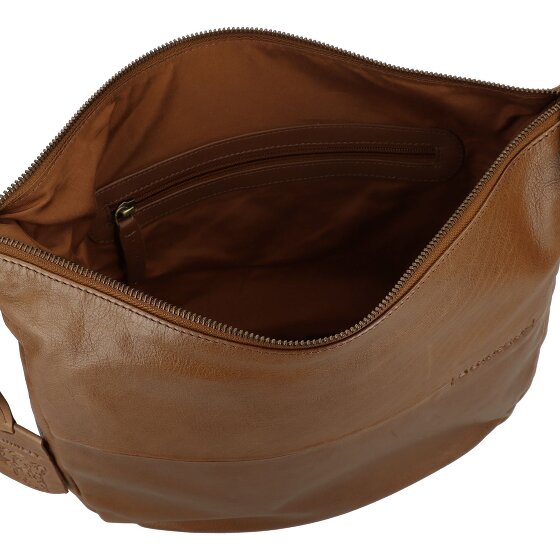 Burkely Natural Norah Bolsa de hombro Piel 32 cm