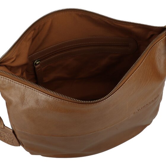 Burkely Natural Norah Bolsa de hombro Piel 32 cm