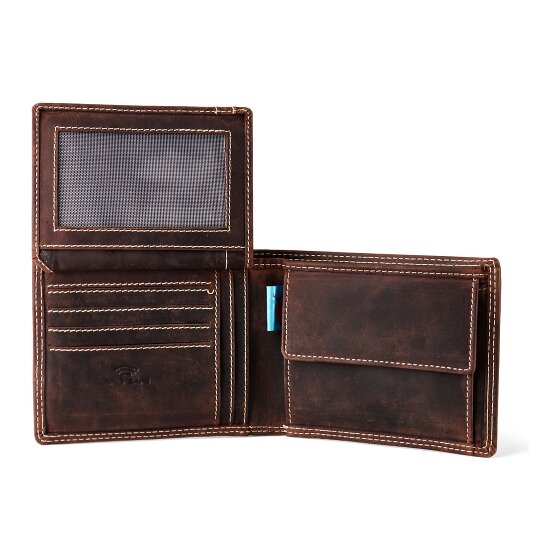 Jack Kinsky Baltimore 101 Cartera Protección RFID Piel 13 cm