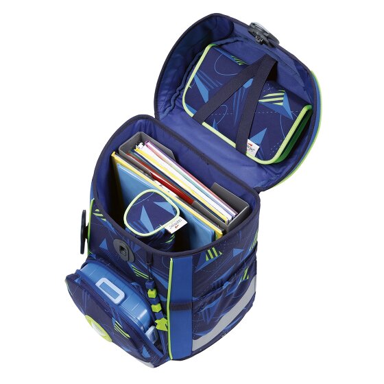 DerDieDas ErgoFlex Easy LED Juego de mochilas escolares 5 piezas