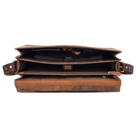 Plevier Retro Zeppelin Maletín Piel 43.5 cm Compartimento para el portátil