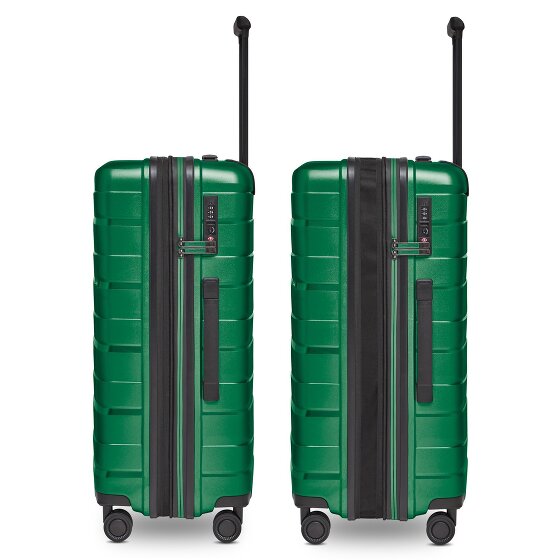 Bergpfeil Trolley de viaje de 4 ruedas M 66 cm con pliegue de expansión