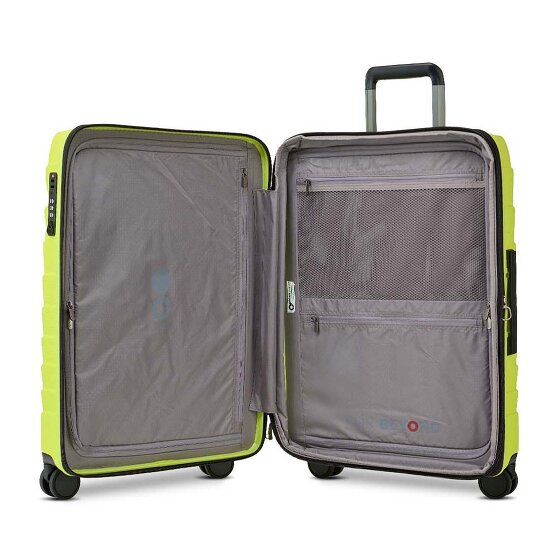 Echolac Exo 4 ruedas Juego de maletas 3 piezas con pliegue de expansión