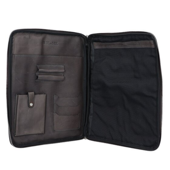 Pride and Soul Estuche de escritura Terra de cuero 34 cm