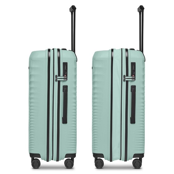 Farmhood Eco Edition 4 ruedas Juego de maletas 3 piezas con pliegue de expansión