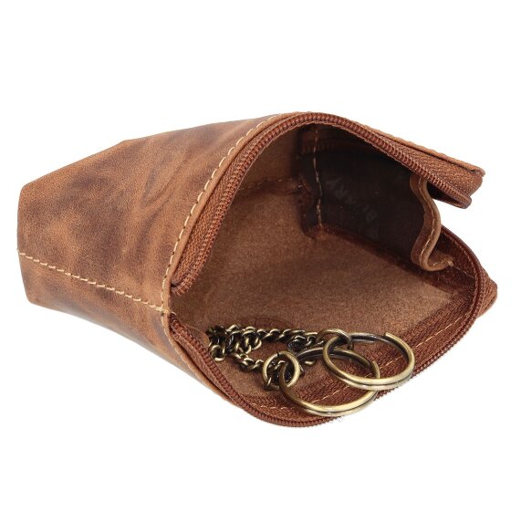 Greenburry Estuche para llaves vintage de cuero de 11 cm