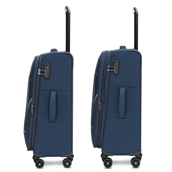 Stratic taska juego de maletas de 4 ruedas 3 pzs. con plegado extensible