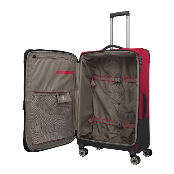 Travelite Crosslite 5.0 4 ruedas Carrito L 77 cm con pliegue de expansión