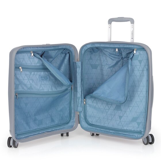 Gabol Queens 4 ruedas Juego de maletas 4 piezas con pliegue de expansión