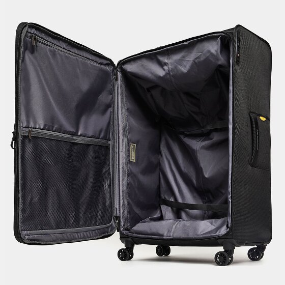 Mandarina Duck Zephyr 4 ruedas Carrito XL 83 cm con pliegue de expansión