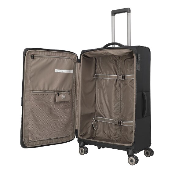 Travelite Crosslite 5.0 4 ruedas Carrito L 77 cm con pliegue de expansión
