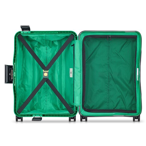 Delsey Paris x United Colors of Benetton Color Block Hardside Trolley de cabina de 4 ruedas 55 cm