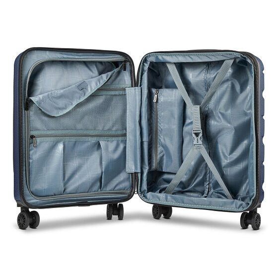 Franky Munich 4.0 4 ruedas Maletas de cabina 55 cm Compartimento para el portátil Con asa expansible