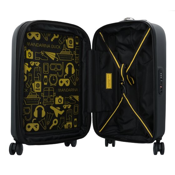 Mandarina Duck Logoduck Trolley Cabina 4 Ruedas 56 cm