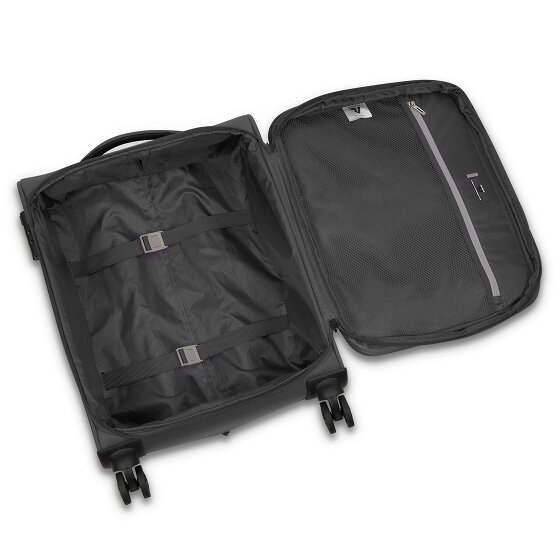 Roncato Twin 4 ruedas Carro de la cabina S 55 cm con pliegue de expansión