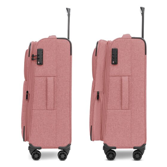 Redolz Essentials 12 MEDIUM Trolley de 4 ruedas 67 cm con pliegue de expansión