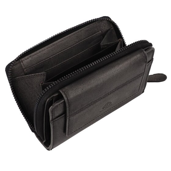 Greenburry Destressed Cartera Protección RFID Piel 13.5 cm