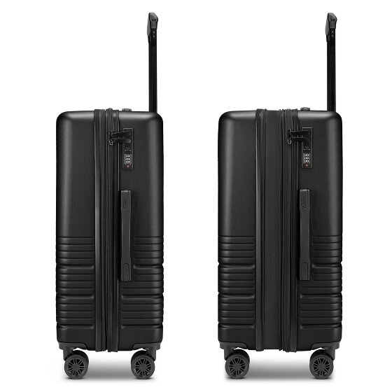 camel active Hanoi 4 ruedas Juego de maletas 3 piezas con pliegue de expansión