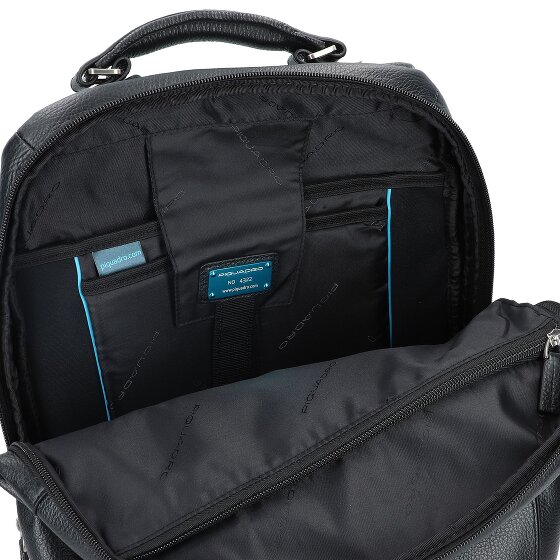 Piquadro Vibe Mochila de día Piel natural 42.5 cm Compartimento para laptop