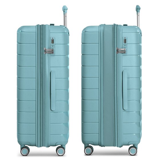 Franky London 4 ruedas Carrito L 74 cm con pliegue de expansión
