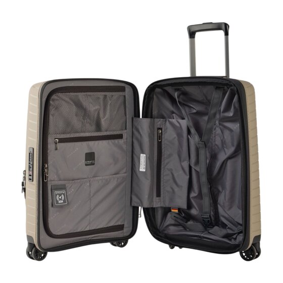 Stratic Novium 4 ruedas Carro de la cabina S 55 cm Compartimento para el portátil con pliegue de expansión