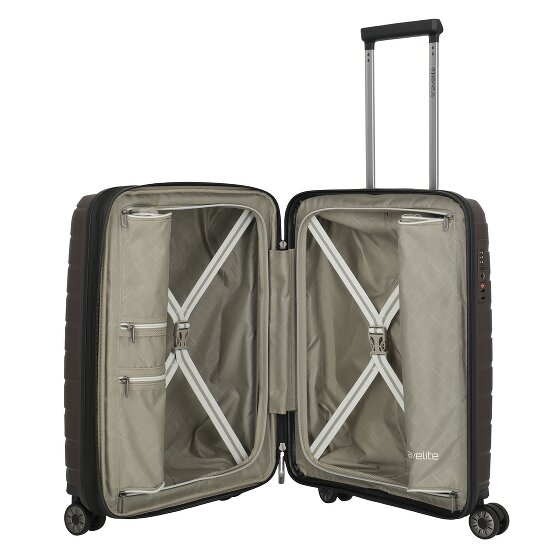 Travelite Air Base 4 ruedas Carro de la cabina 55 cm con pliegue de expansión
