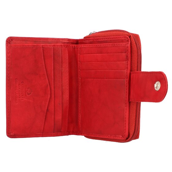 Greenburry Billetera básica de cuero RFID 9 cm