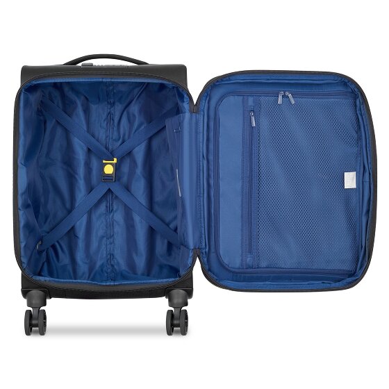 Delsey Paris Brochant 3 4 ruedas Carro de la cabina 55 cm con pliegue de expansión