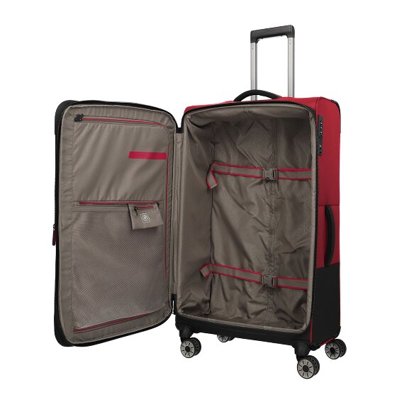 Travelite Crosslite 4 ruedas Carrito XL 81 cm con pliegue de expansión