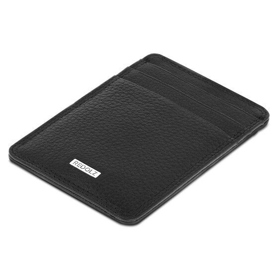 Redolz Tarjetero de piel Essentials RFID 7 cm con pinza para billetes
