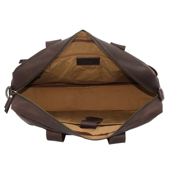 Burkely Maletín Vintage River Piel 41 cm Compartimento para portátil