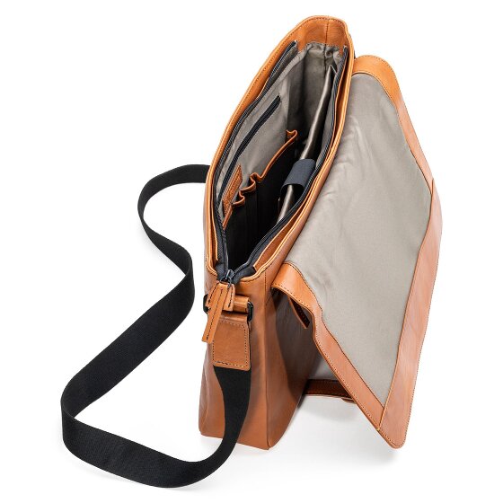 Farmhood Memphis Maletín Mensajero Piel 38 cm Compartimento para el portátil