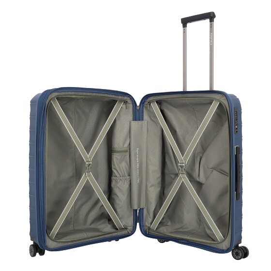 Travelite Mooby 4 ruedas Carrito M 66 cm con pliegue de expansión