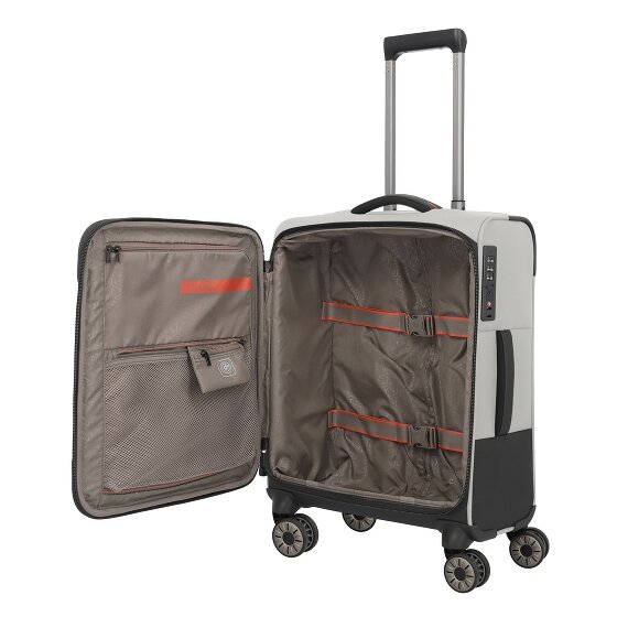 Travelite Crosslite 5.0 4 ruedas Carro de la cabina S 55 cm Compartimento para el portátil
