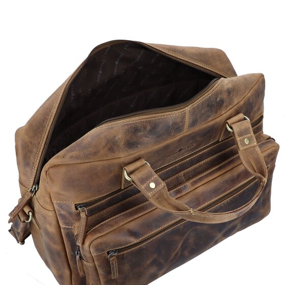 Greenburry Vintage Maletín Piel 43 cm Compartimento para el portátil