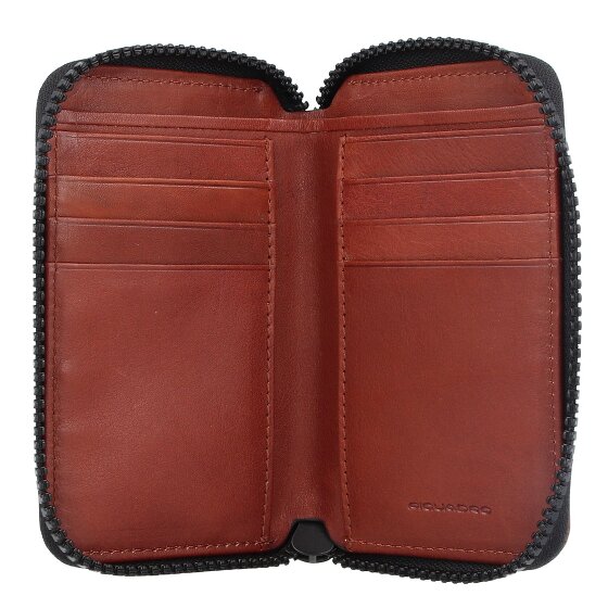 Piquadro Cartera de cuero Harper 9 cm