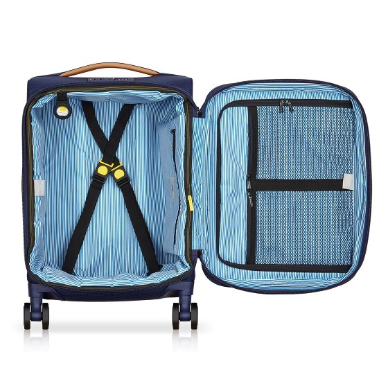 Delsey Paris Montmartre 3 4 ruedas Carro de la cabina 55 cm con pliegue de expansión