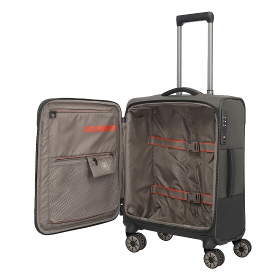 Travelite Crosslite 5.0 4 ruedas Carro de la cabina S 55 cm Compartimento para el portátil