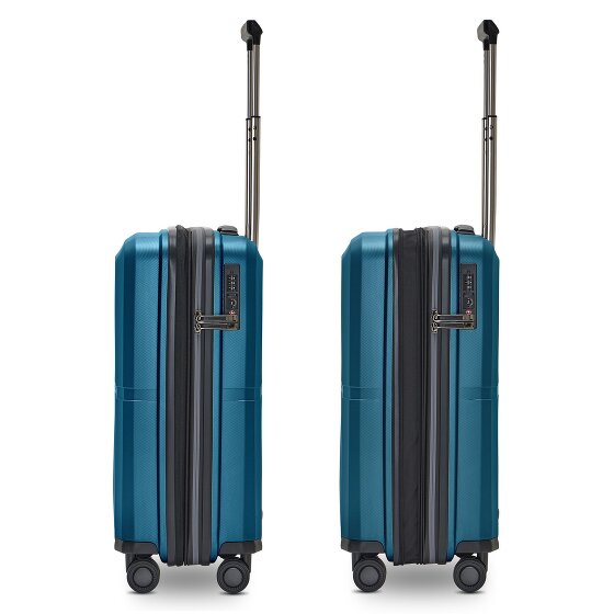 Pactastic Collection 01 4 ruedas Carro de la cabina S 55 cm con pliegue de expansión