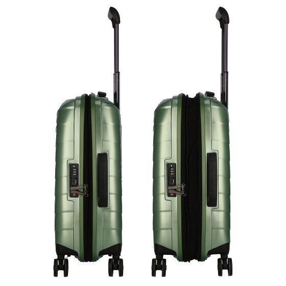 Samsonite Attrix 4 ruedas Carro de la cabina 55 cm con pliegue de expansión