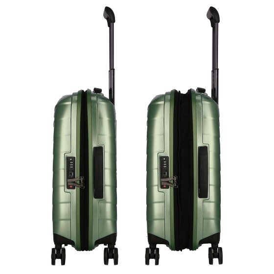 Samsonite Attrix 4 ruedas Carro de la cabina 55 cm con pliegue de expansión