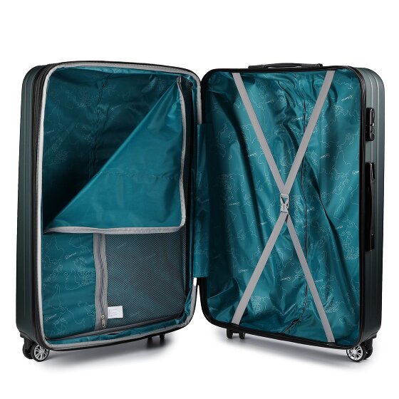 Benzi 5493 4 ruedas Carrito L 77 cm con pliegue de expansión