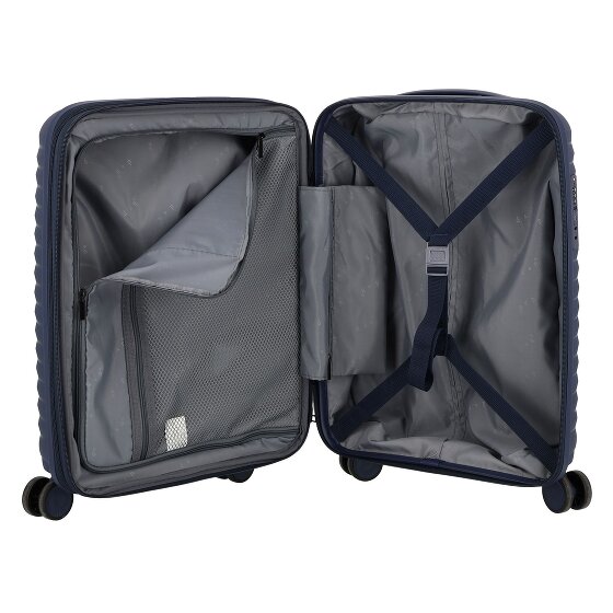 d&n Travel Line 4500 4 ruedas Carro de la cabina S 55 cm con pliegue de expansión