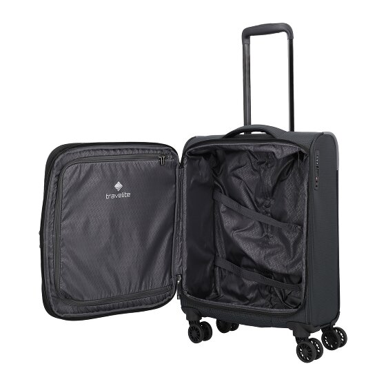 Travelite Corsiica 4 ruedas Carro de la cabina S 55 cm con pliegue de expansión